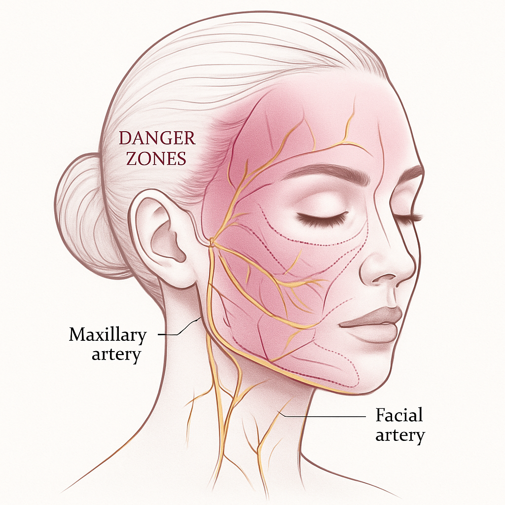 Advanced Anatomical Mapping for Filler Injection at Magenta Clinique Cairo