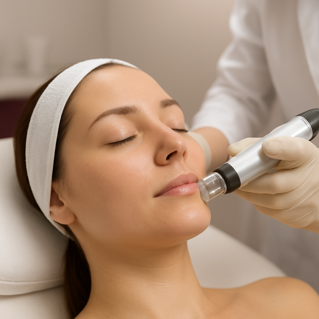 RF Microneedling treatment at Magenta Clinique Maadi Cairo