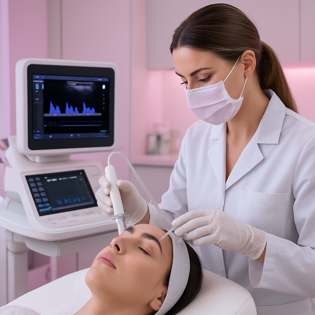 Ultrasound Doppler Guided Filler Treatment at Magenta Clinique Cairo
