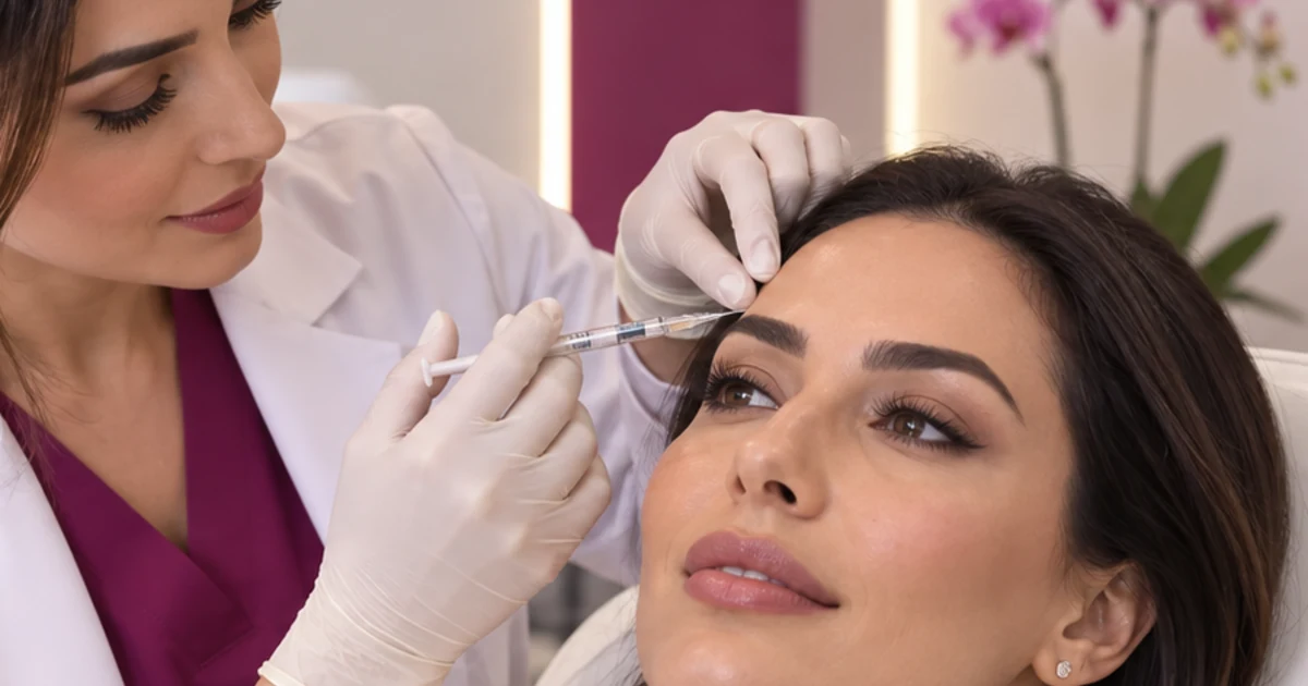 بوتكس حول العين وأقدام الغراب في مصر داخل عيادة تجميلية